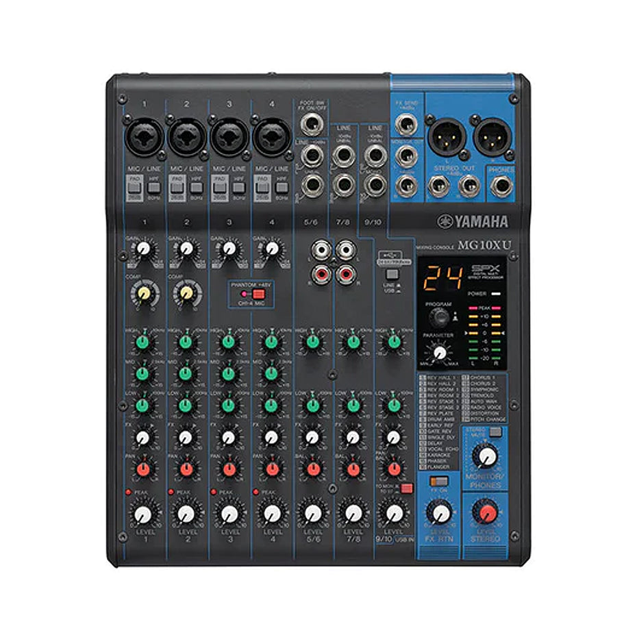 MG10XU - Yamaha MGXU mixing console 10 channels
