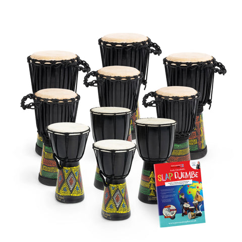JBD-10PK - Percussion Workshop djembe pack 10 player pack