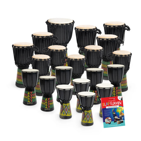 JBD-20PK - Percussion Workshop djembe pack 20 player pack