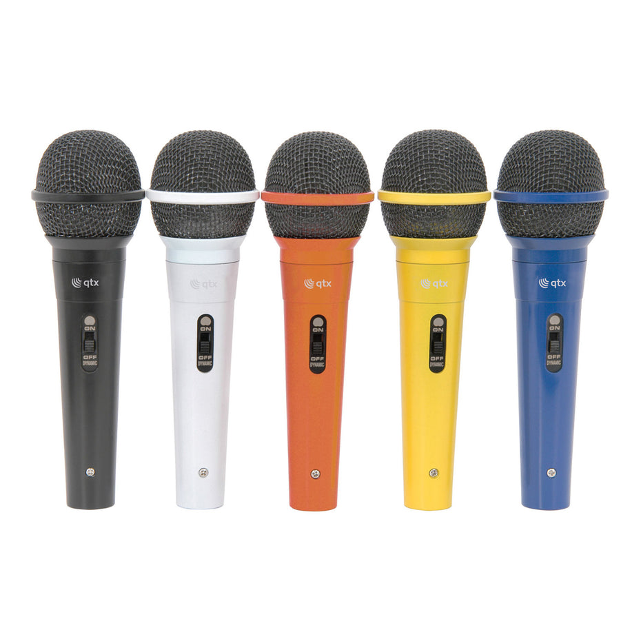 SK173854 - QTX DM5X set of 5 dynamic microphones Default title
