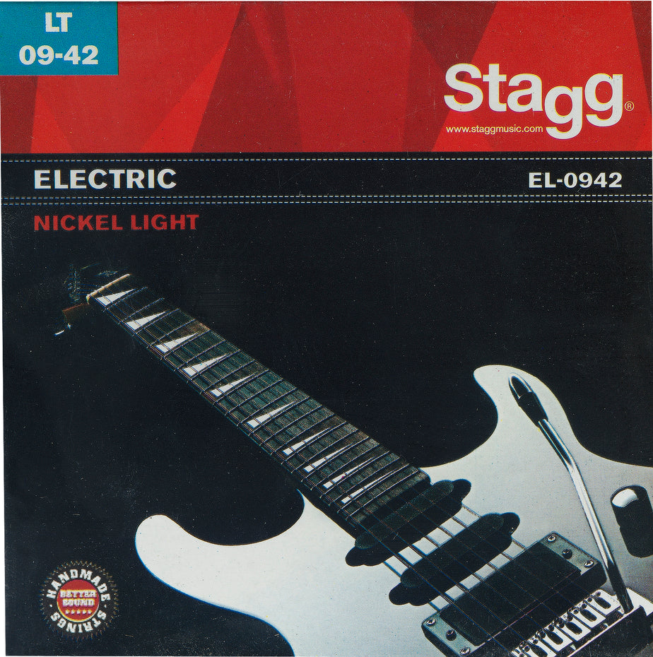 EL0942 - Stagg entry level electric guitar strings Light