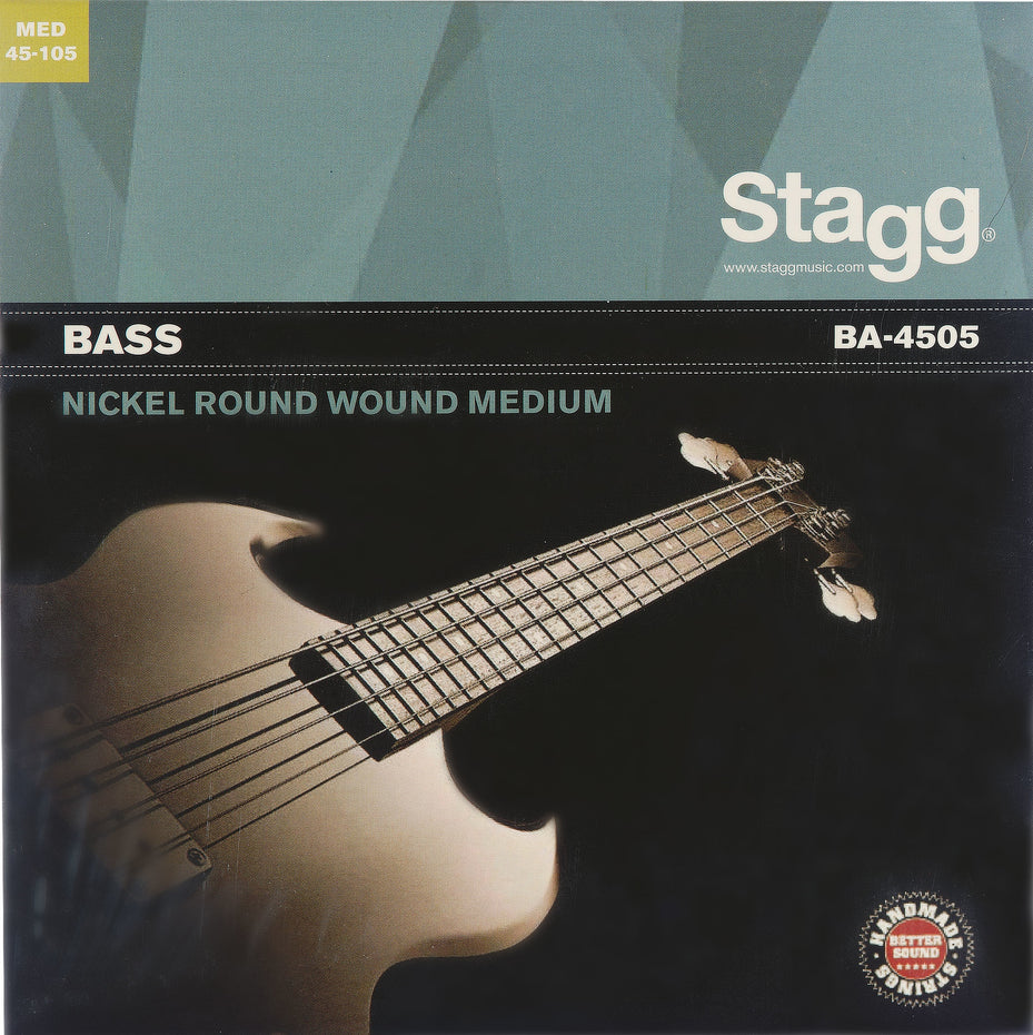 BA4505 - Stagg entry level bass guitar strings Medium