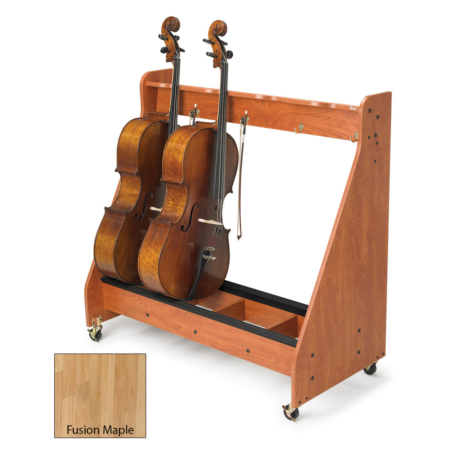 148J001-FM - Cello Rack - up to 4 instruments Fusion Maple