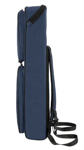 36SSX-387 - Tom & Will soprano sax gig bag Blue with blue interior