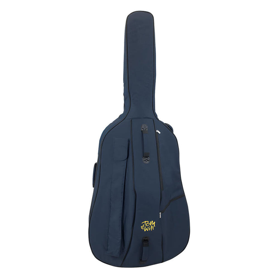46BS34-387 - Tom & Will double bass gig bag 3/4 size Blue with blue interior