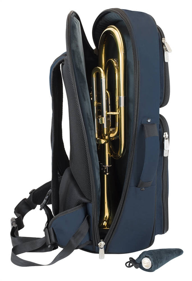 26TH-387 - Tom & Will tenor horn gig bag Blue with blue interior