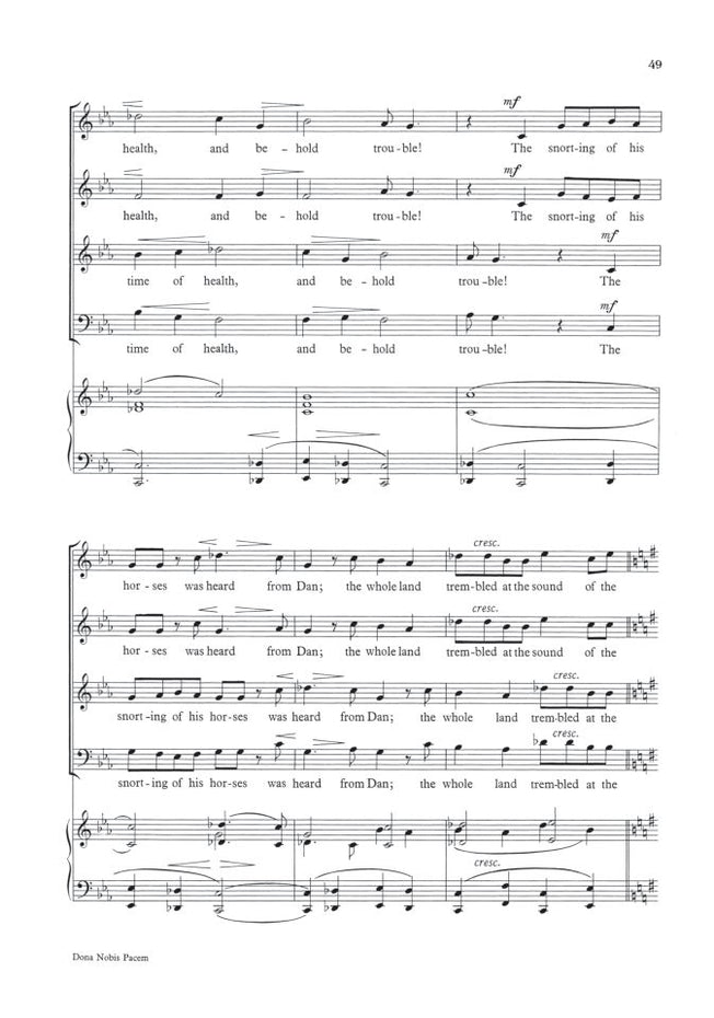 OUP-3388611 - Vaughan Williams Dona Nobis Pacem: Vocal score Default title