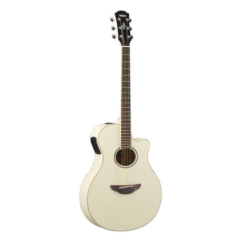 APX600-VW - Yamaha APX600 4/4 cutaway electro-acoustic guitar in gloss Vintage white