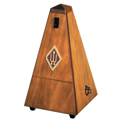 BM1625P - Wittner traditional wooden metronome, without bell Walnut satin