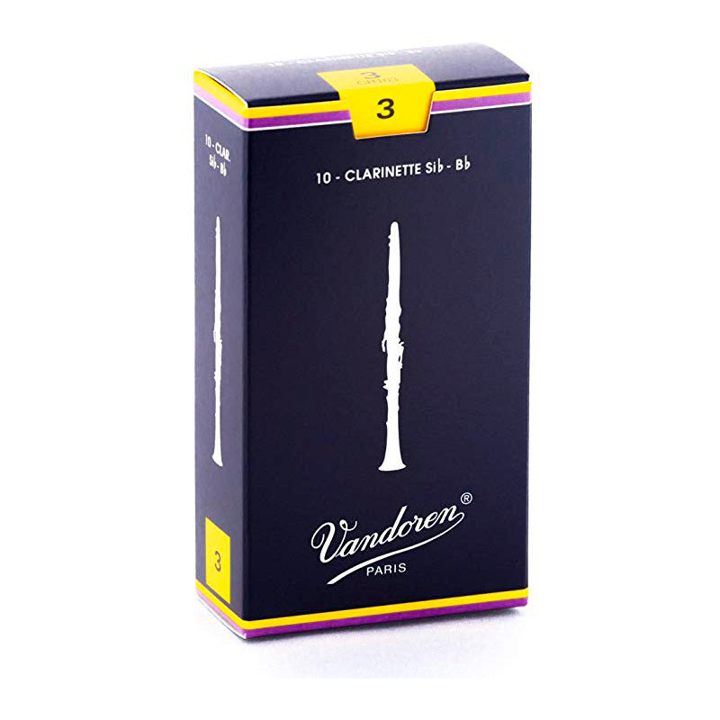 CR103 - Vandoren 'Blue Box' Bb clarinet reeds 3 (box of 10)