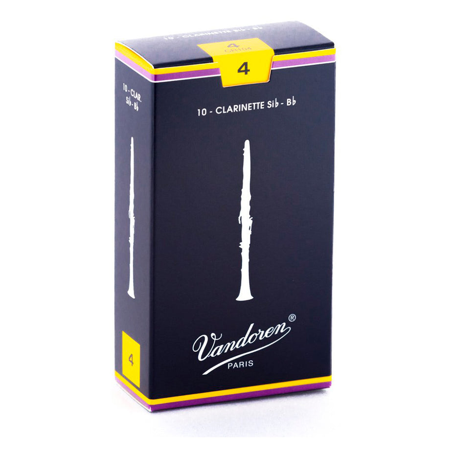 CR1040 - Vandoren 'Blue Box' Bb clarinet reeds 4 (box of 10)
