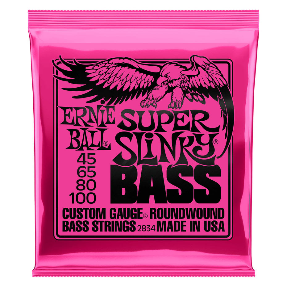 EB2834 - Ernie Ball bass guitar strings set Super slinky