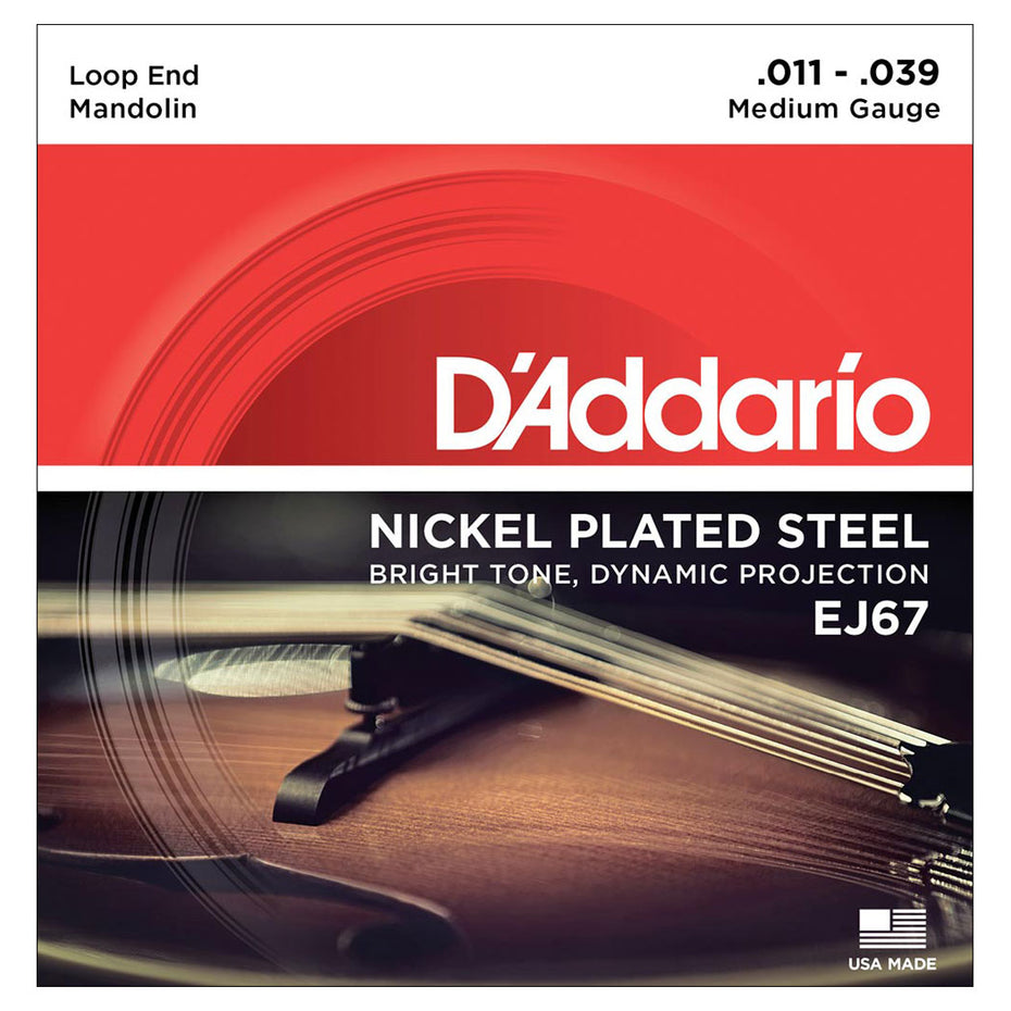 EJ67 - D'Addario J67 mandolin string set nickel Default title