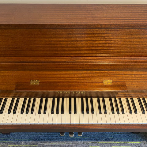 IK-2ND9968 - Pre-owned Young Chang U109 upright piano in satin mahogany Default title