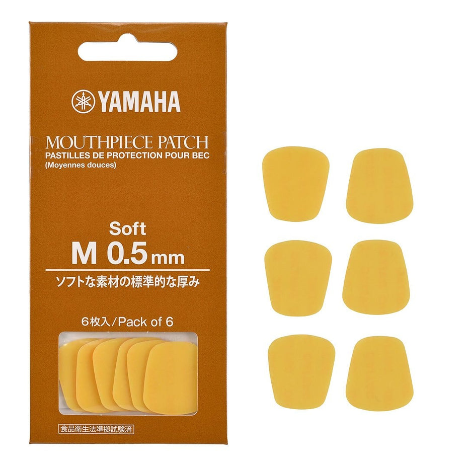 BMMMPATCHM05S3 - Yamaha woodwind mouthpiece patch - pack of 6 0.5mm soft