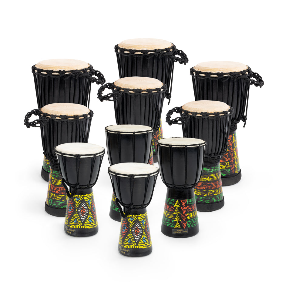 JBD-10PK - Percussion Workshop djembe pack 10 player pack