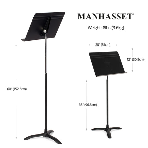 MAN48TA - Manhasset Tall Symphony music stand - extra height classic design Default title