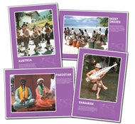 MU2222 - Music Around the World Set 3 - pack of 8 posters Default title