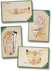MU2224 - Musical Instrument Families - Brass. Pack of 8 posters Default title