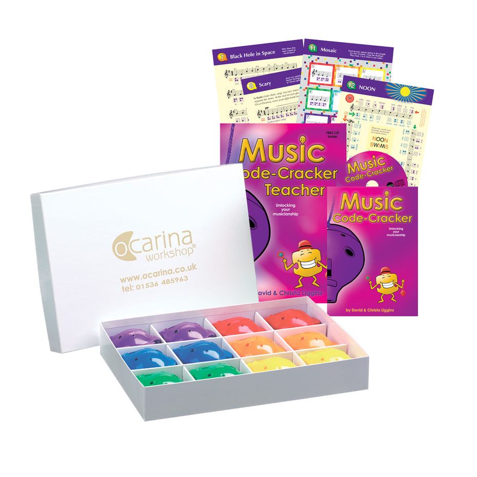 OC12-CODE - Ocarina Workshop Music Code-Cracker starter box with teacher book Default title