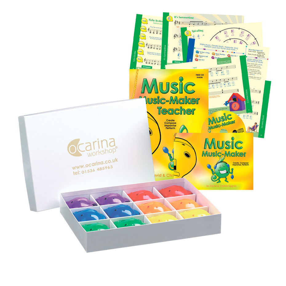 OC12-MUSIC - Ocarina Workshop Music Music-Maker starter box with teacher book Default title