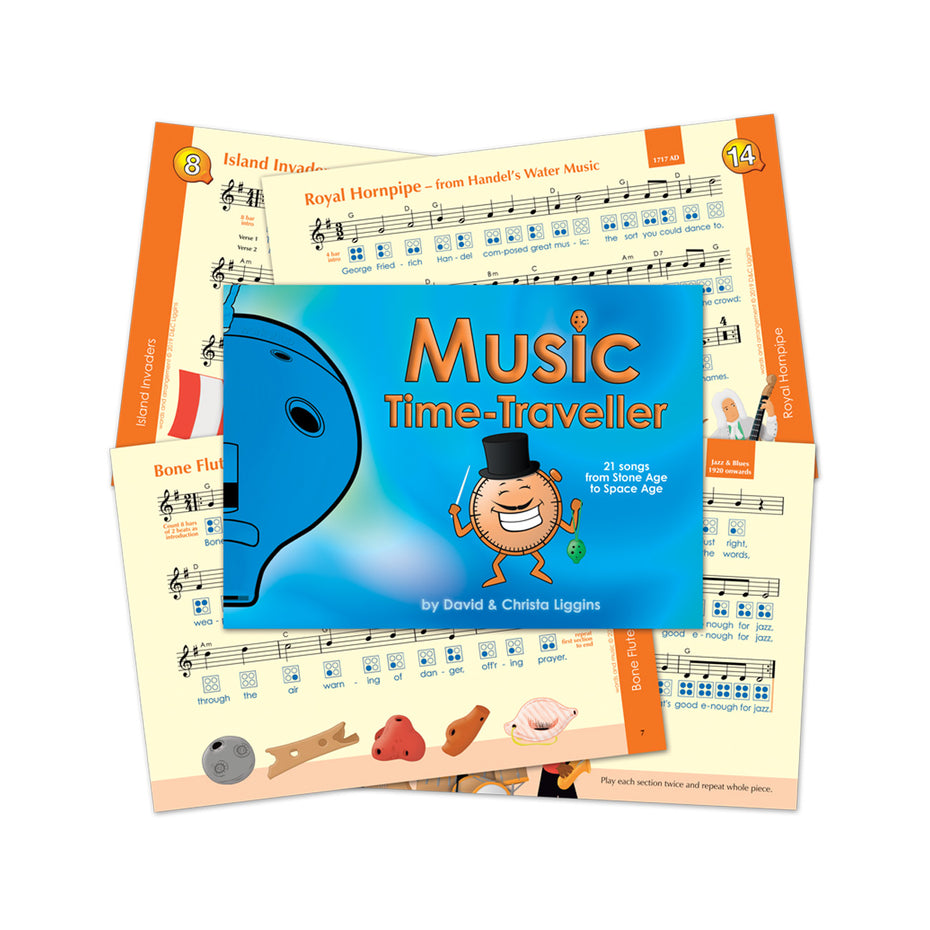 OC12-TIME - Ocarina Workshop Music Time-Traveller starter box with teacher book Default title