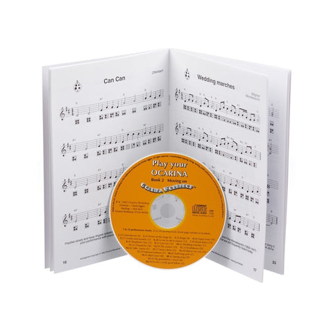 OCW-10054CD - Play Your Ocarina Book 2 & CD - Moving On Default title