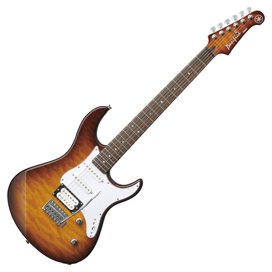 PAC212VQM-TBS - Yamaha Pacifica 212V 4/4 quilted maple electric guitar Tobacco brown sunburst