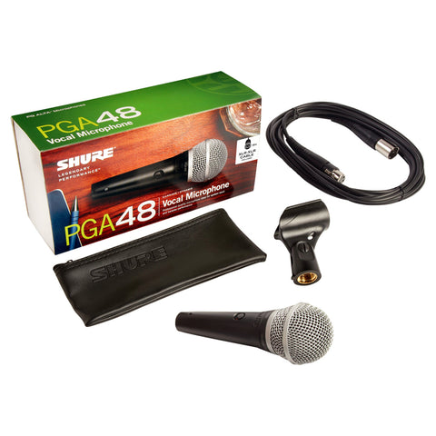 PGA48-XLR - Shure PGA48 alta vocal microphone XLR female to XLR male