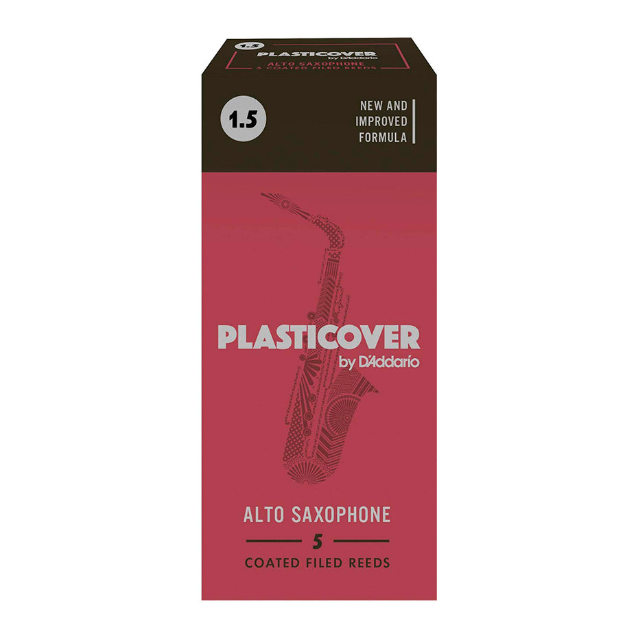 RRP05ASX150 - Rico Plasticover Eb alto saxophone reeds 1.5 (box of 5)