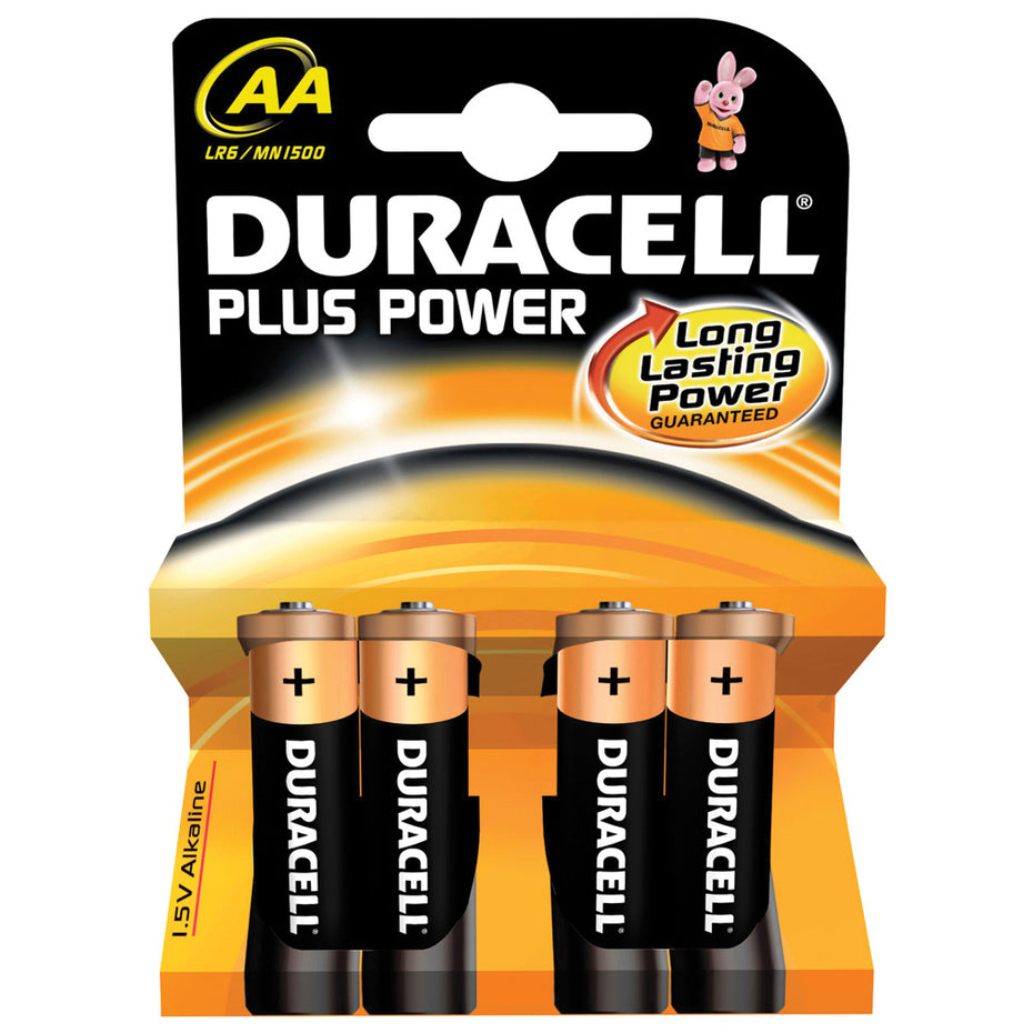 SK656940 - Duracell alkaline pack of 4 AA batteries Default title