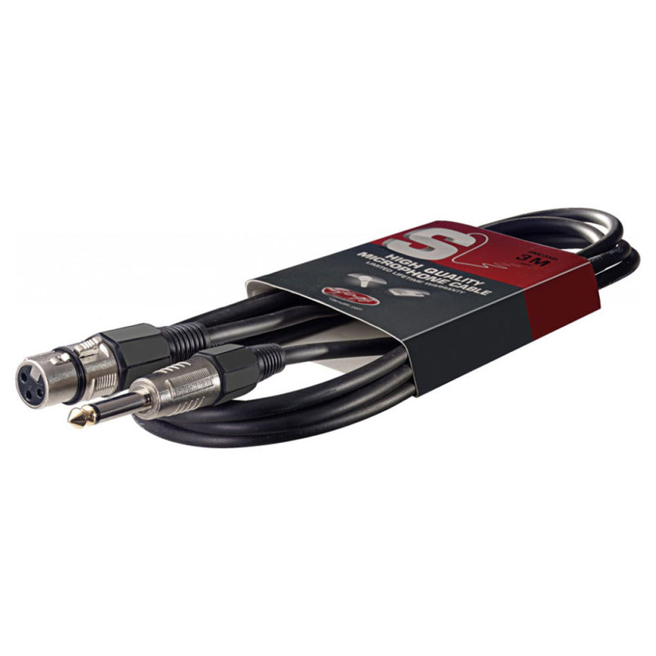 SMC3XP - Stagg XLR-Jack microphone cable 3m