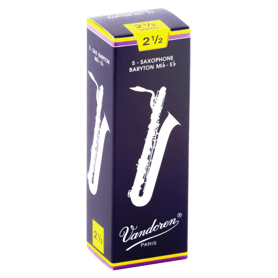 SR2425 - Vandoren Eb baritone saxophone reeds box of 5 2.5