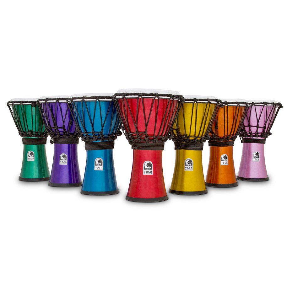 TFCDJ-7MS - Toca Freestyle Coloursound djembe pack - rope tuned Default title