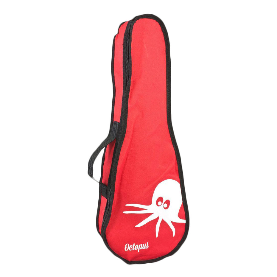UK41-RD - Octopus soprano ukulele bag Red