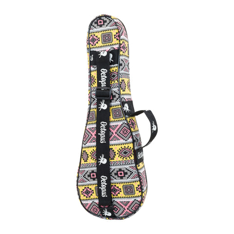 UK51S-510 - Octopus soprano ukulele patterned bag Inca