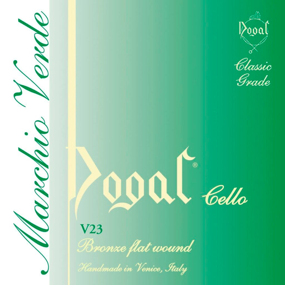 V232A,V232E,V232G - Dogal Green cello string D 4/4 - 3/4