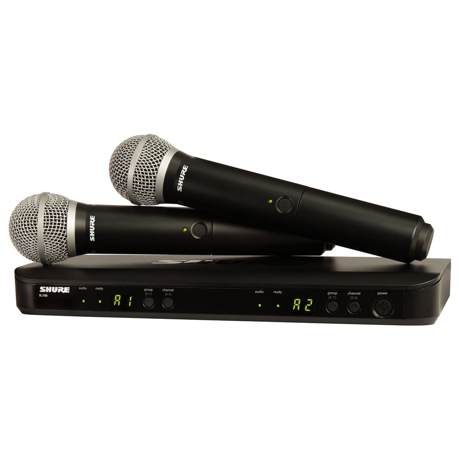 BLX288-PG58 - Shure wireless dual handheld system with 2 microphones Default title