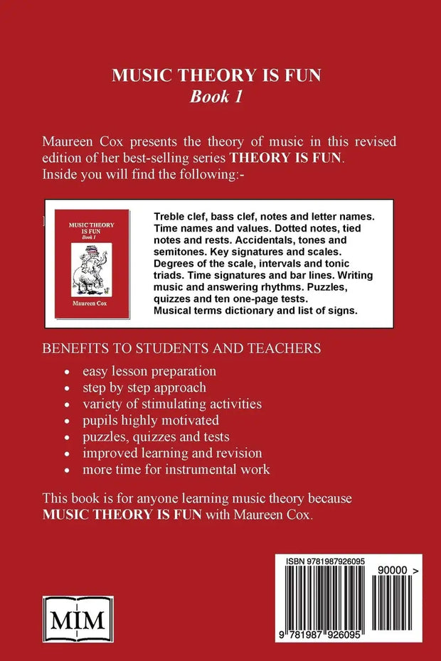 103943E - Cox: Music Theory is Fun Book 1 Default title
