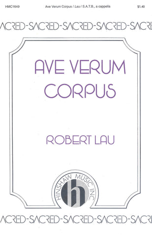 HMC1649 - Lau - Ave Verum Corpus - SATB Default title