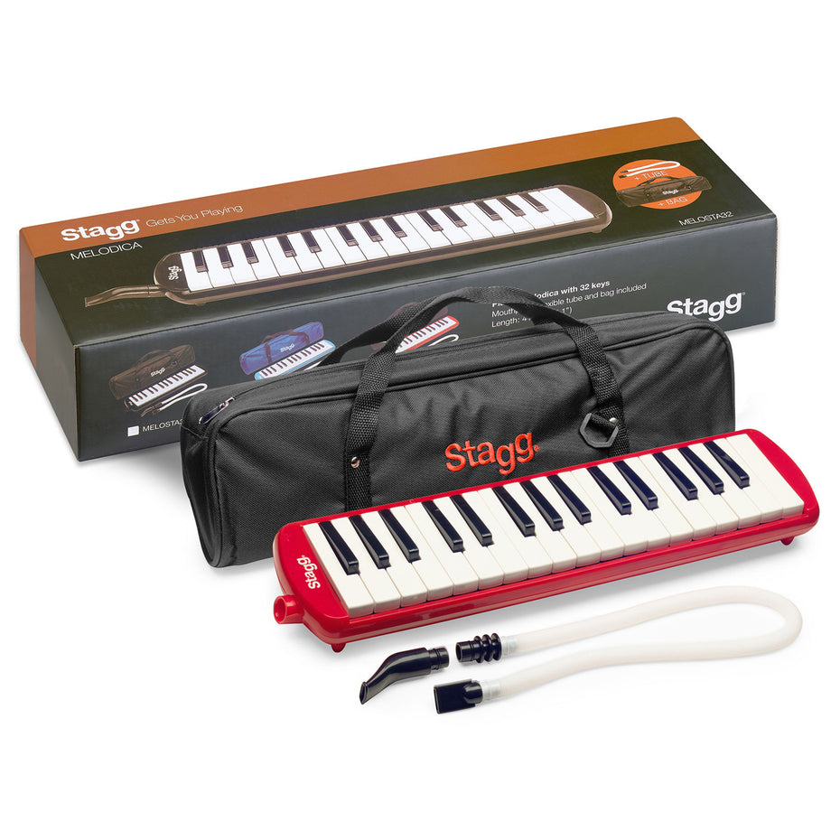 MELOSTA32-RD - Stagg 32 note melodica Red