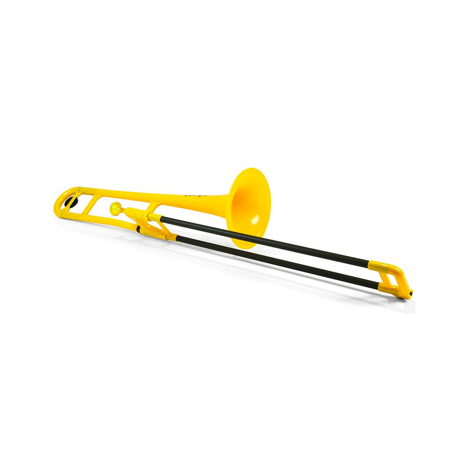 PBONE1Y - pBone plastic Bb tenor trombone Yellow