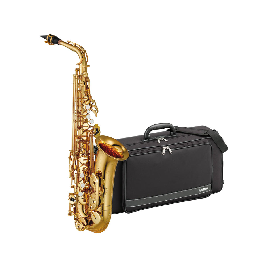 YAS480 - Yamaha YAS480 intermediate Eb alto saxophone outfit Gold lacquer