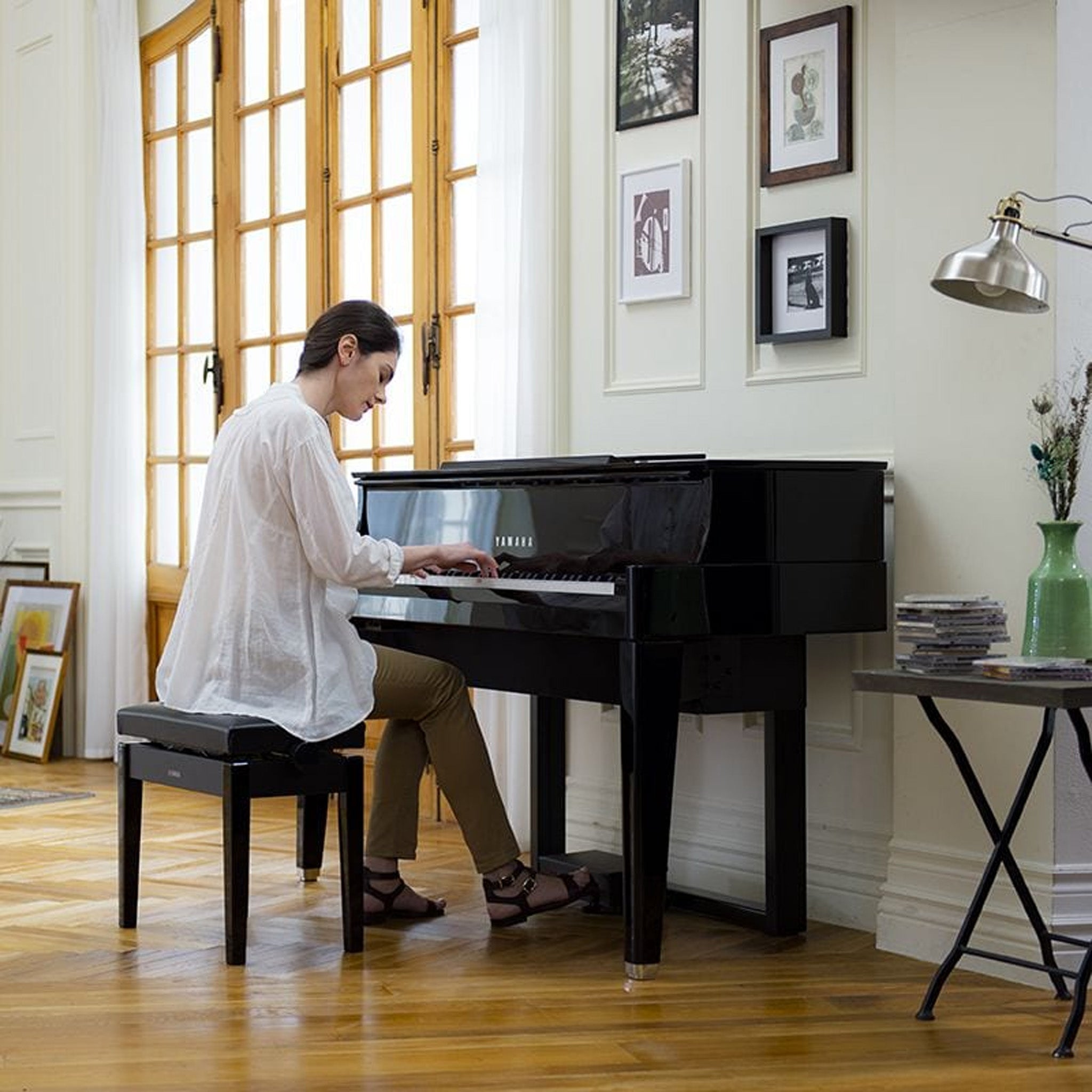 N1X-PE - Yamaha AvantGrand N1X hybrid piano in polished ebony A1