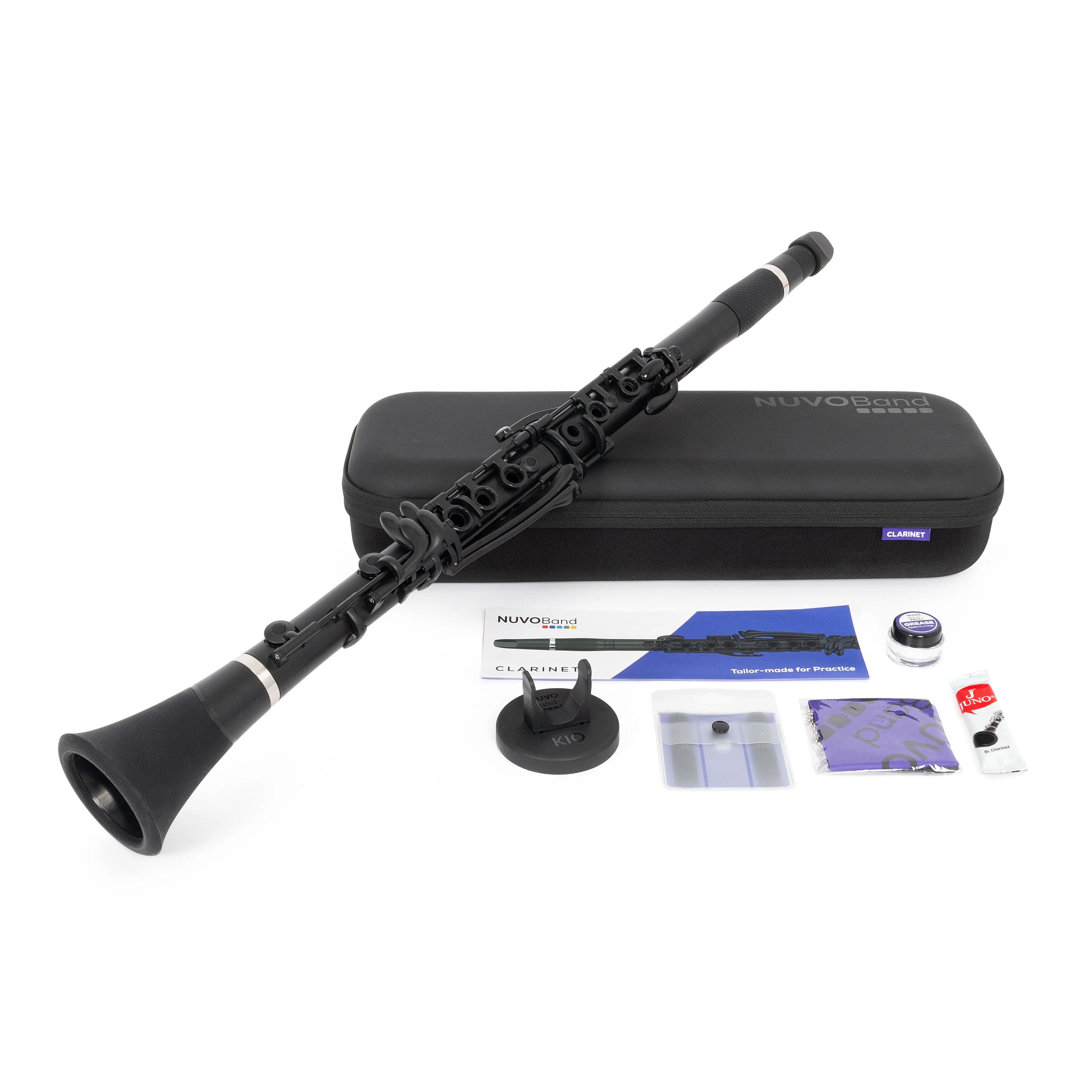 NUVOBand NB300 flute outfit in black | Chamberlain Music