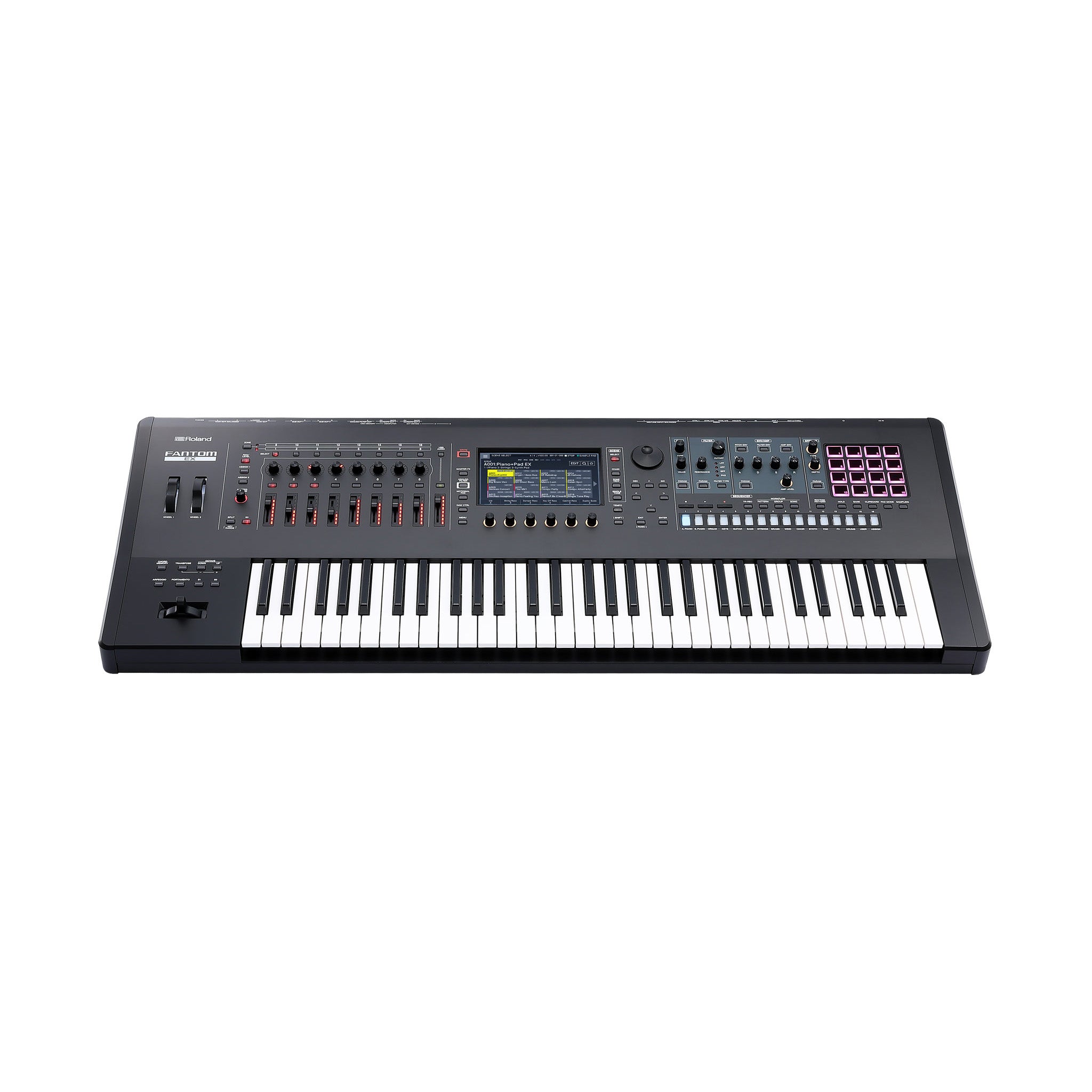 FANTOM-6-EX - Roland Fantom synthesiser keyboard 61 synth-action keys / A1