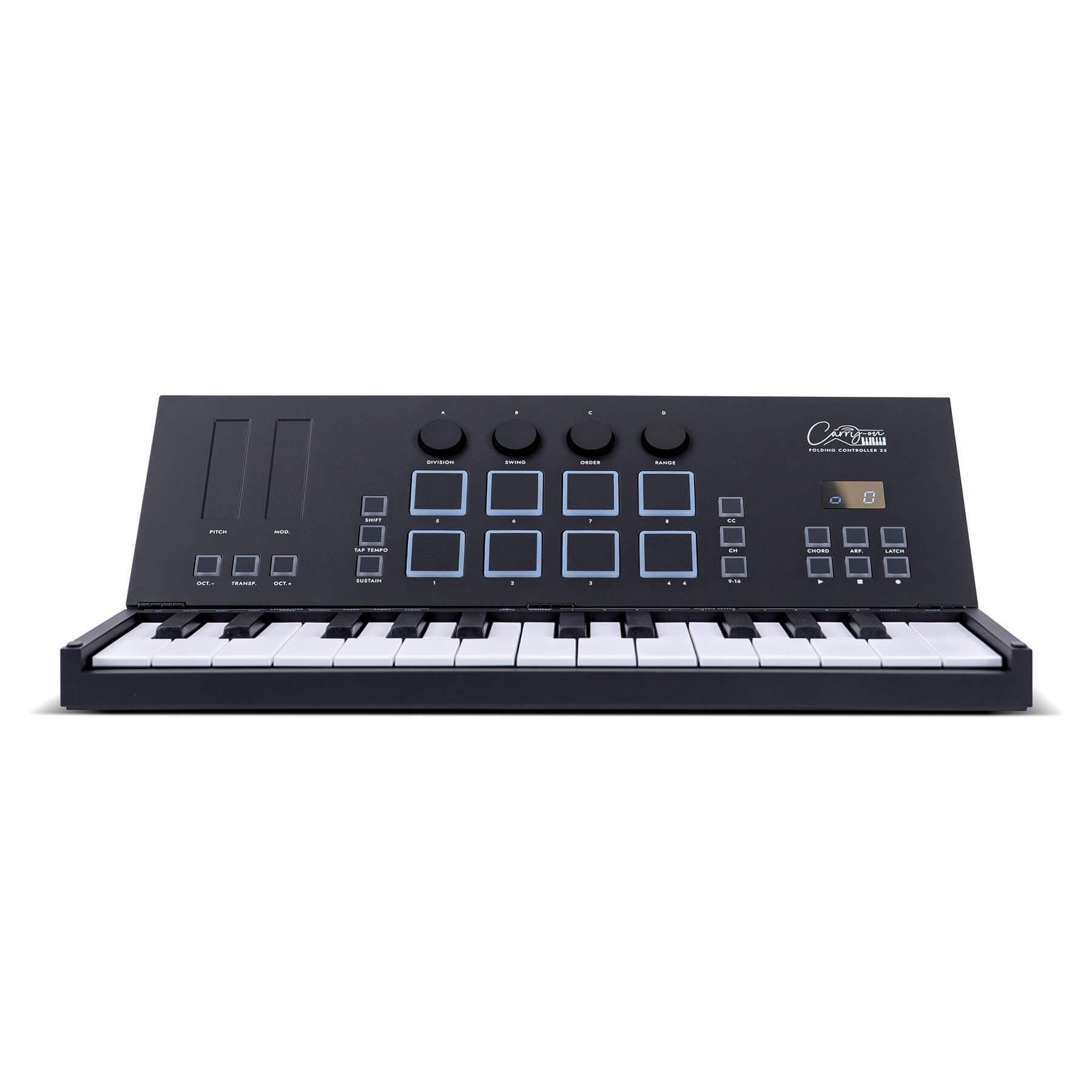 BA229010-H - Carry-On 25-key folding portable MIDI keyboard controller A1