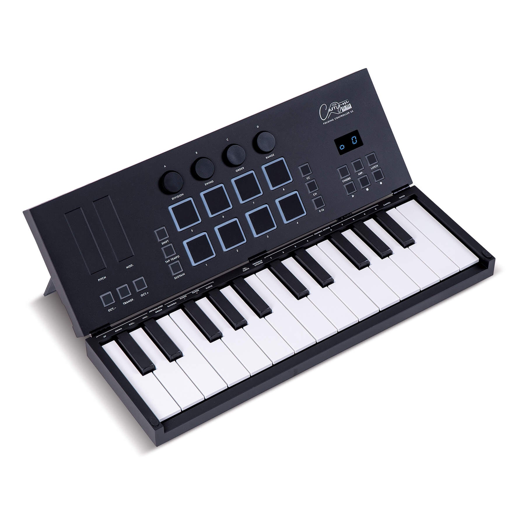 BA229010-H - Carry-On 25-key folding portable MIDI keyboard controller A1