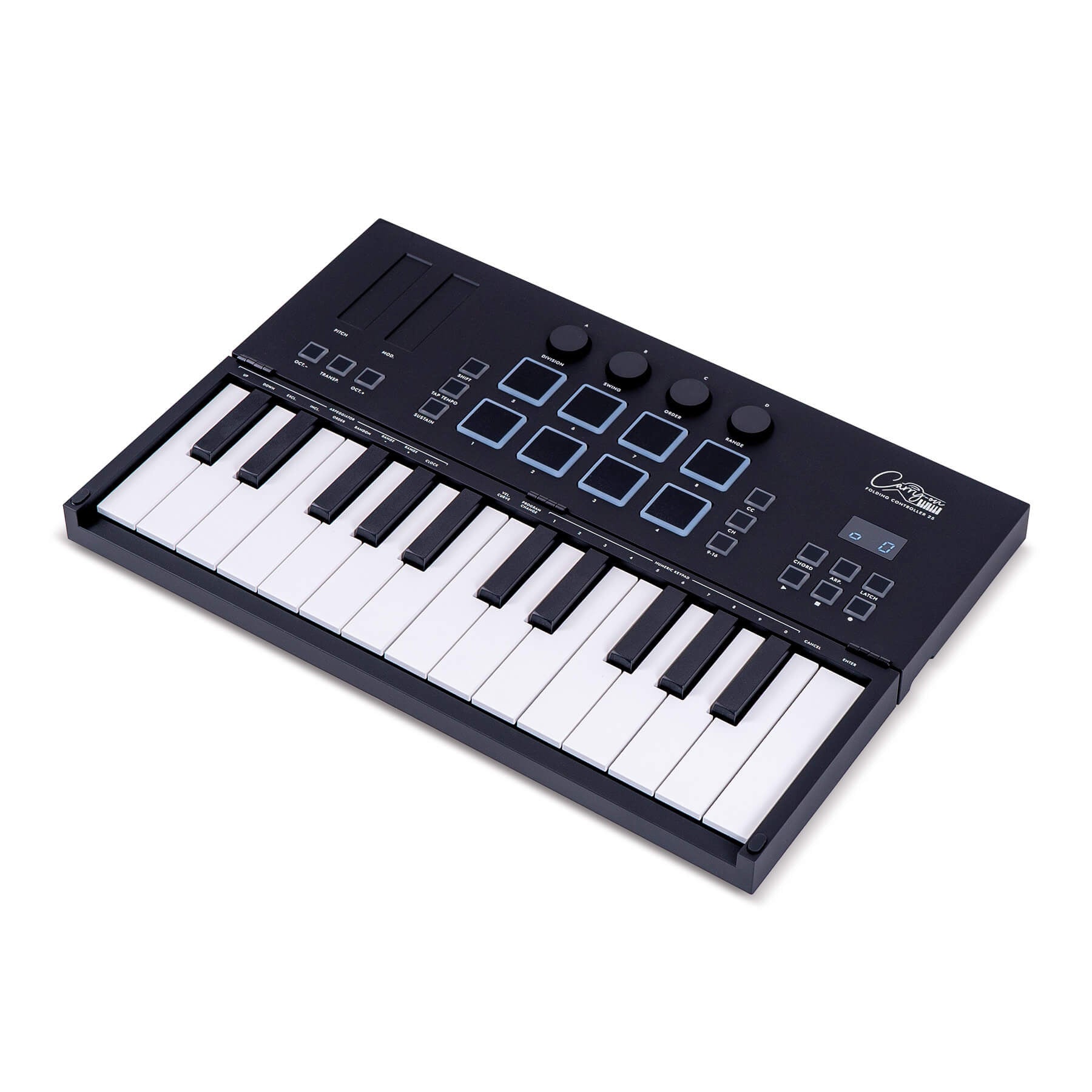 BA229010-H - Carry-On 25-key folding portable MIDI keyboard controller A1