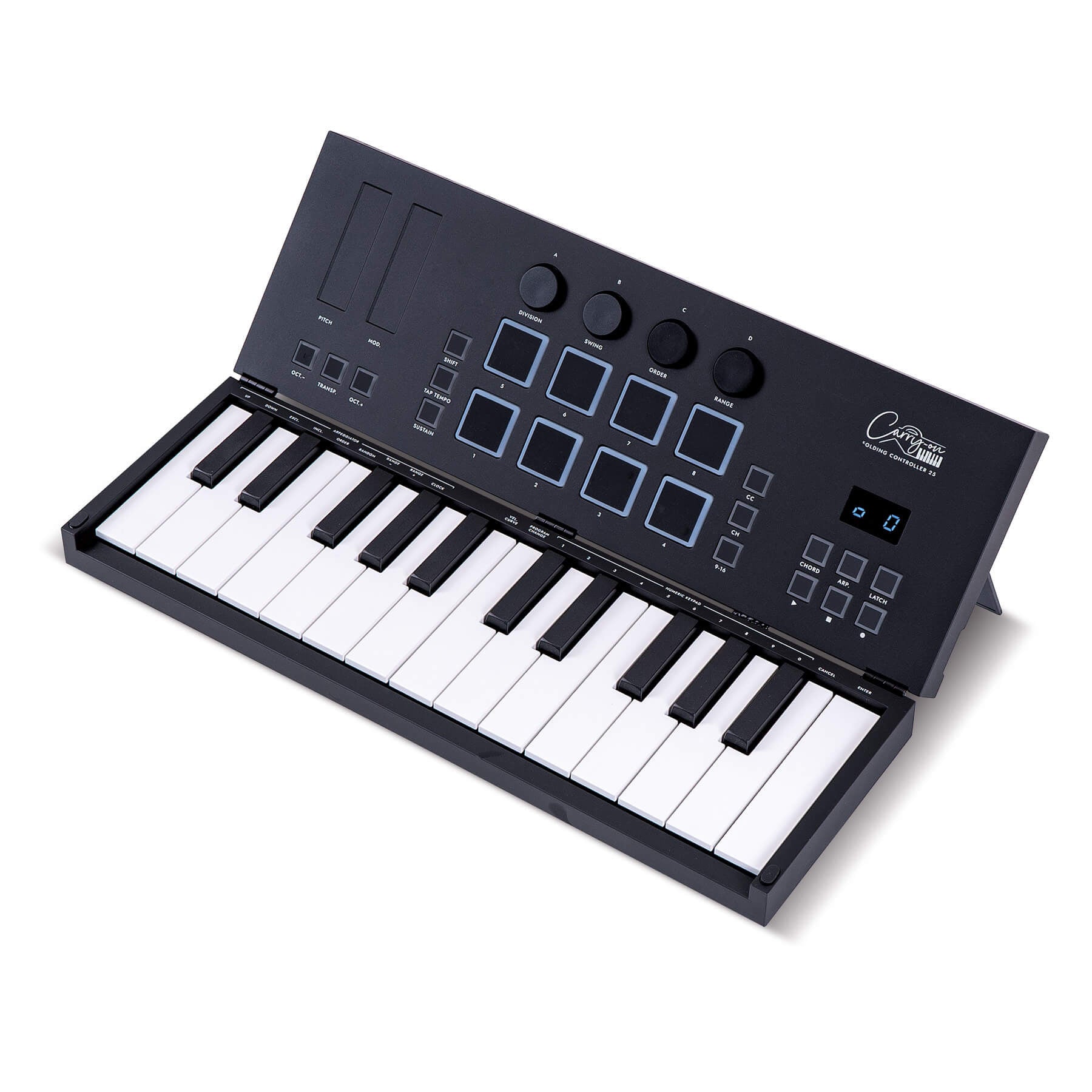 BA229010-H - Carry-On 25-key folding portable MIDI keyboard controller A1